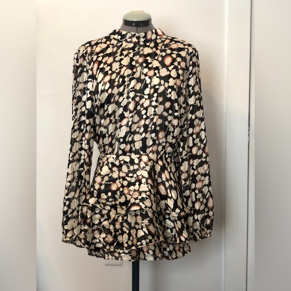 NWT Endless Rose open back romper - Picture 2 of 15